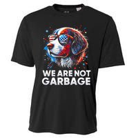 We Are Not Garbage Vote Trump 2024 Trump Supporter Garbage Cooling Performance Crew T-Shirt