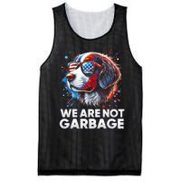 We Are Not Garbage Vote Trump 2024 Trump Supporter Garbage Mesh Reversible Basketball Jersey Tank