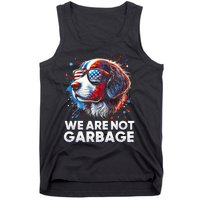 We Are Not Garbage Vote Trump 2024 Trump Supporter Garbage Tank Top