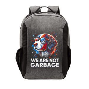 We Are Not Garbage Vote Trump 2024 Trump Supporter Garbage Vector Backpack