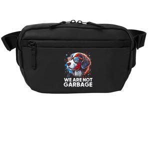 We Are Not Garbage Vote Trump 2024 Trump Supporter Garbage Crossbody Pack