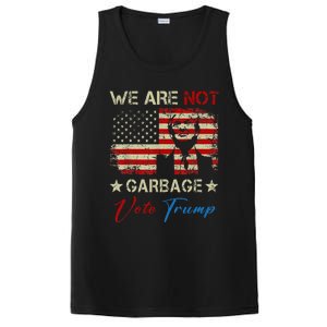 We Are Not Garbage Votetrump 2024 Trump Supporter Garbage PosiCharge Competitor Tank