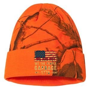 We Are Not Garbage Votetrump 2024 Trump Supporter Garbage Kati Licensed 12" Camo Beanie