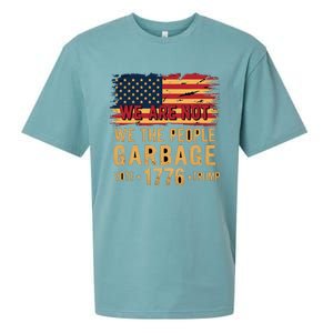 We Are Not Garbage Votetrump 2024 Trump Supporter Garbage Sueded Cloud Jersey T-Shirt