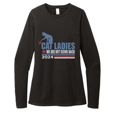 We Are Not Going Back Cat Ladies 2024 Womens CVC Long Sleeve Shirt