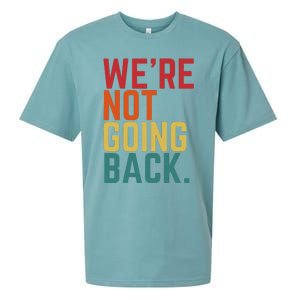 We Are Not Going Back Sueded Cloud Jersey T-Shirt