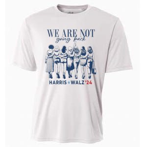 We Are Not Going Back Kamala Harris Waltz 24 Madam President Cooling Performance Crew T-Shirt