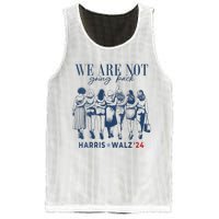 We Are Not Going Back Kamala Harris Waltz 24 Madam President Mesh Reversible Basketball Jersey Tank