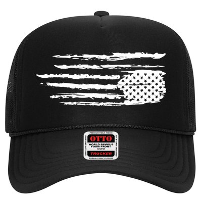 We Are Not Ok Upside Down USA Flag In Distress Trucker Hat