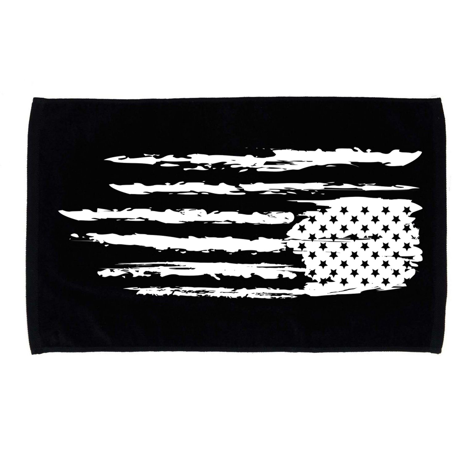 We Are Not Ok Upside Down USA Flag In Distress Microfiber Hand Towel