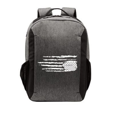 We Are Not Ok Upside Down USA Flag In Distress Vector Backpack