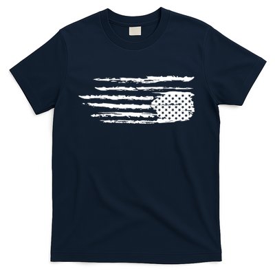 We Are Not Ok Upside Down USA Flag In Distress T-Shirt
