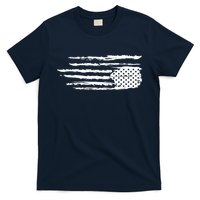 We Are Not Ok Upside Down USA Flag In Distress T-Shirt