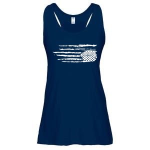 We Are Not Ok Upside Down USA Flag In Distress Ladies Essential Flowy Tank