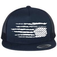 We Are Not Ok Upside Down USA Flag In Distress Flatbill Hat
