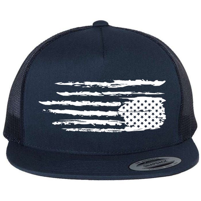 We Are Not Ok Upside Down USA Flag In Distress Flatbill Hat