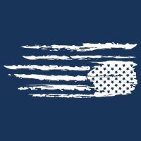 We Are Not Ok Upside Down USA Flag In Distress Flatbill Hat