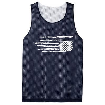 We Are Not Ok Upside Down USA Flag In Distress Mesh Reversible Basketball Jersey Tank