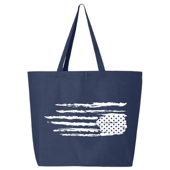 We Are Not Ok Upside Down USA Flag In Distress 25L Jumbo Tote