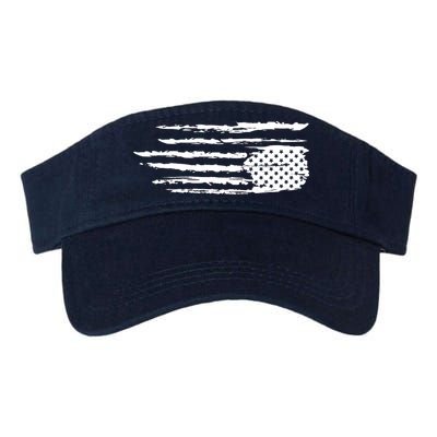 We Are Not Ok Upside Down USA Flag In Distress Visor