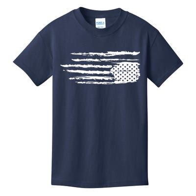 We Are Not Ok Upside Down USA Flag In Distress Kids T-Shirt