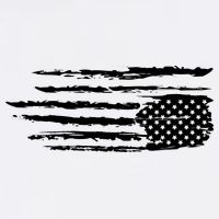 We Are Not Ok Upside Down USA Flag In Distress Garment-Dyed Sweatshirt