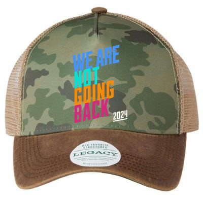 We Are Not Going Back Kamala Legacy Tie Dye Trucker Hat