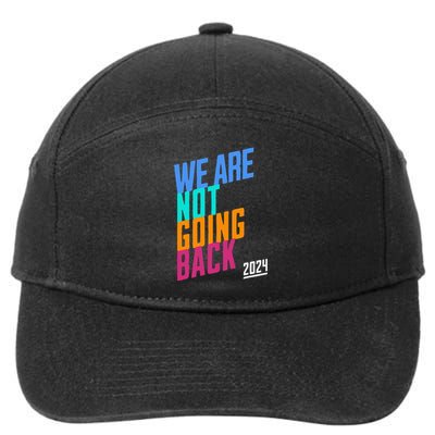 We Are Not Going Back Kamala 7-Panel Snapback Hat