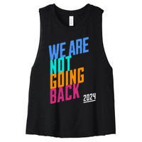 We Are Not Going Back Kamala Women's Racerback Cropped Tank