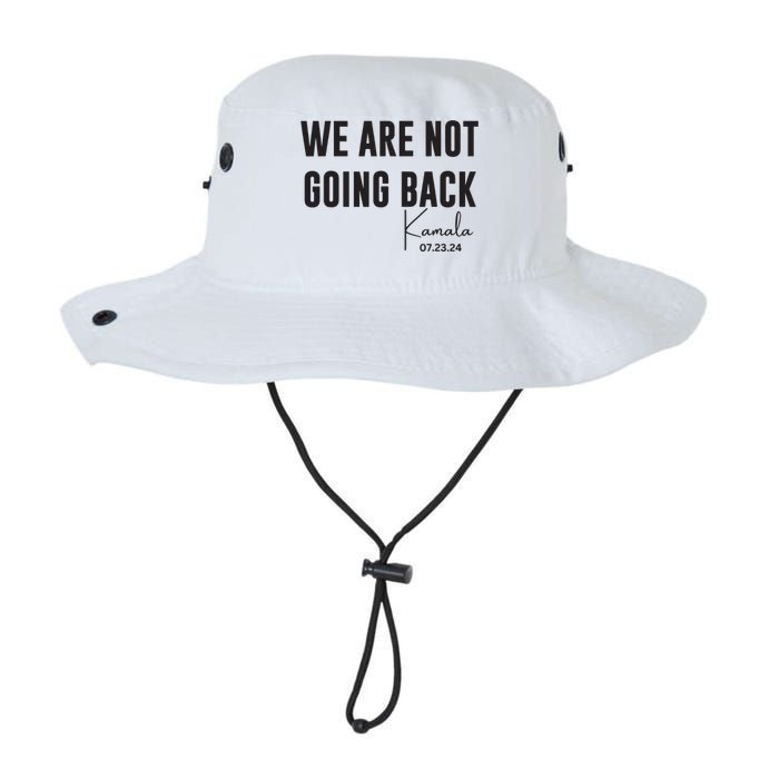 We Are Not Going Back Kamala Rally Chants Legacy Cool Fit Booney Bucket Hat