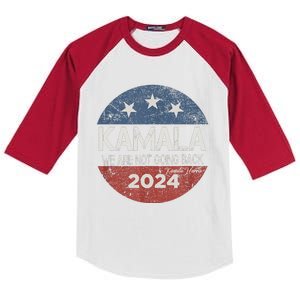 We Are Not Going Back 2024 Kids Colorblock Raglan Jersey