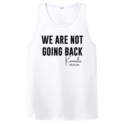 We Are Not Going Back Kamala Rally Chants PosiCharge Competitor Tank