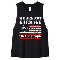 We Are Not Garbage Proud Garbage Women's Racerback Cropped Tank