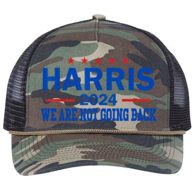 We Are Not Going Back Vote For 2024 Gift Retro Rope Trucker Hat Cap