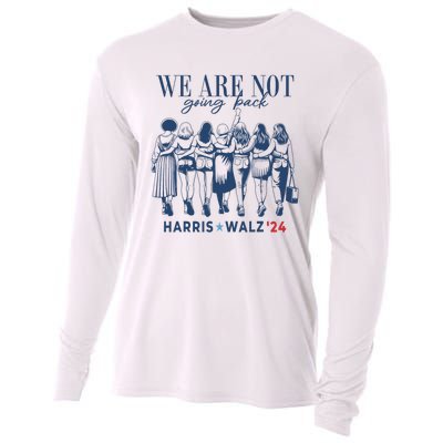 We Are Not Going Back Kamala Harris Waltz 24 Madam President Cooling Performance Long Sleeve Crew