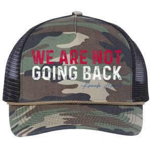 We Are Not Going Back 2024 Retro Rope Trucker Hat Cap