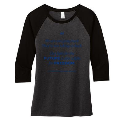 We Are Not Going Back TheyRe Not Taking Us Back Women's Tri-Blend 3/4-Sleeve Raglan Shirt