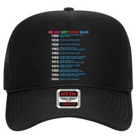We Are Not Going Back Voting Rights Vote R.E.P.R.O.D.U.C.T.I.V.E Rights Trucker Hat