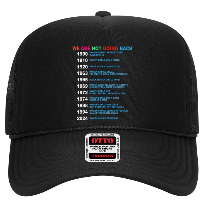 We Are Not Going Back Voting Rights Vote R.E.P.R.O.D.U.C.T.I.V.E Rights Trucker Hat