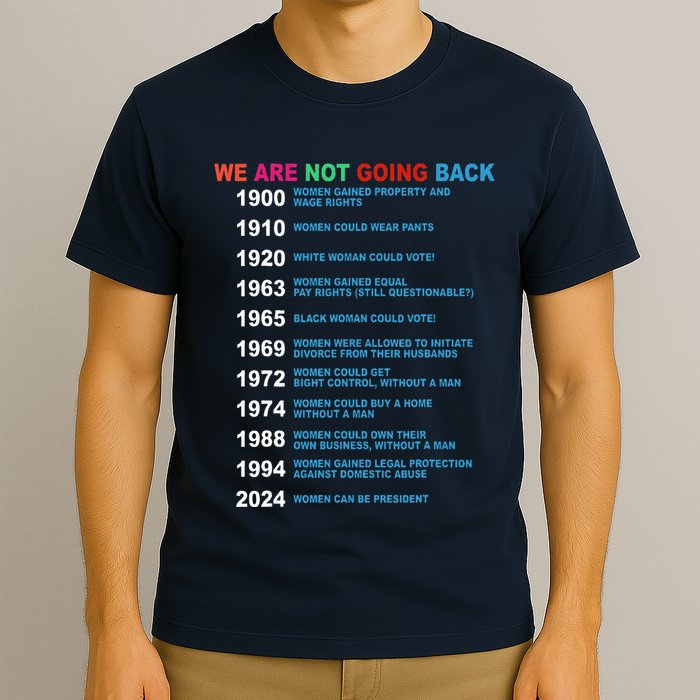 We Are Not Going Back Voting Rights Vote R.E.P.R.O.D.U.C.T.I.V.E Rights T-Shirt