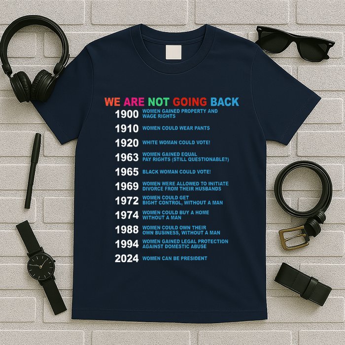 We Are Not Going Back Voting Rights Vote R.E.P.R.O.D.U.C.T.I.V.E Rights T-Shirt