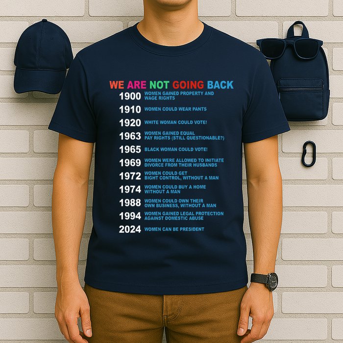 We Are Not Going Back Voting Rights Vote R.E.P.R.O.D.U.C.T.I.V.E Rights T-Shirt