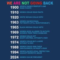 We Are Not Going Back Voting Rights Vote R.E.P.R.O.D.U.C.T.I.V.E Rights T-Shirt