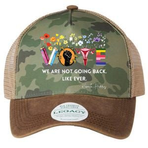 We Are Not Going Back Like Ever Feminist Human Rights Legacy Tie Dye Trucker Hat