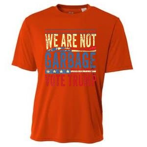 We Are Not Garbage Vote Trump 2024 Cooling Performance Crew T-Shirt