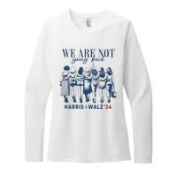 We Are Not Going Back Kamala Harris Waltz 24 Madam President Womens CVC Long Sleeve Shirt