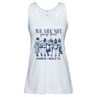 We Are Not Going Back Kamala Harris Waltz 24 Madam President Ladies Essential Flowy Tank