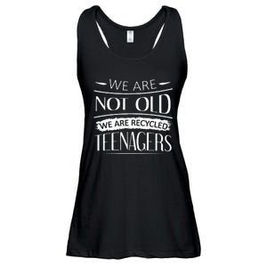 We are not old we are recycled teenagers Ladies Essential Flowy Tank