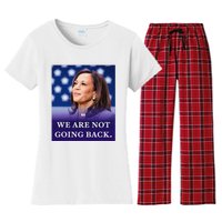 We Are Not Going Back Women's Flannel Pajama Set