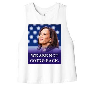 We Are Not Going Back Women's Racerback Cropped Tank